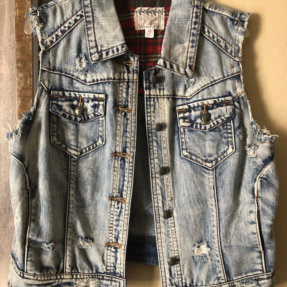 Distressed Jean Jacket